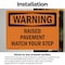 Signmission 10 in Height, 14 in Width, Vinyl Decal, Rectangle OS-2PACK-WS-D-1014-L-12372 - alternate 2